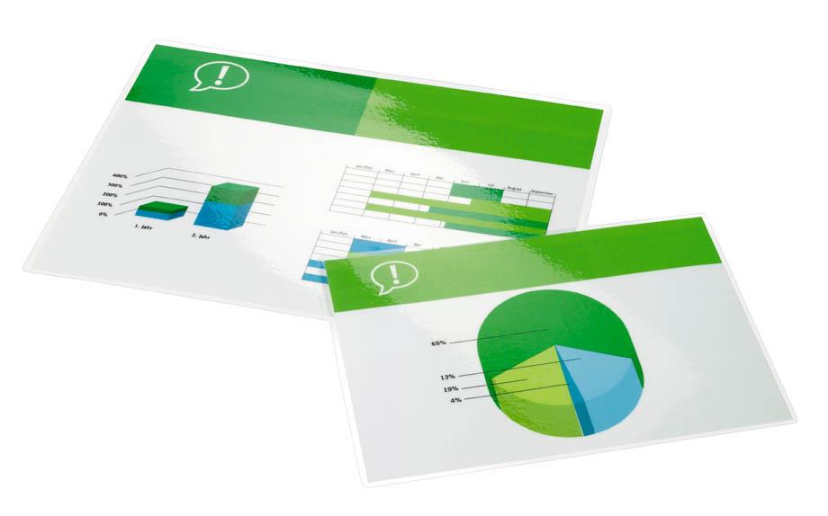 GBC Žepki, 75x105 mm, 125mic, 100 kos