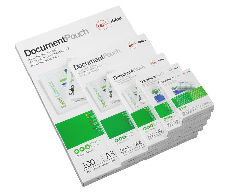 GBC Žepki A3, 303x426 mm, DEBELINE, 100 kos