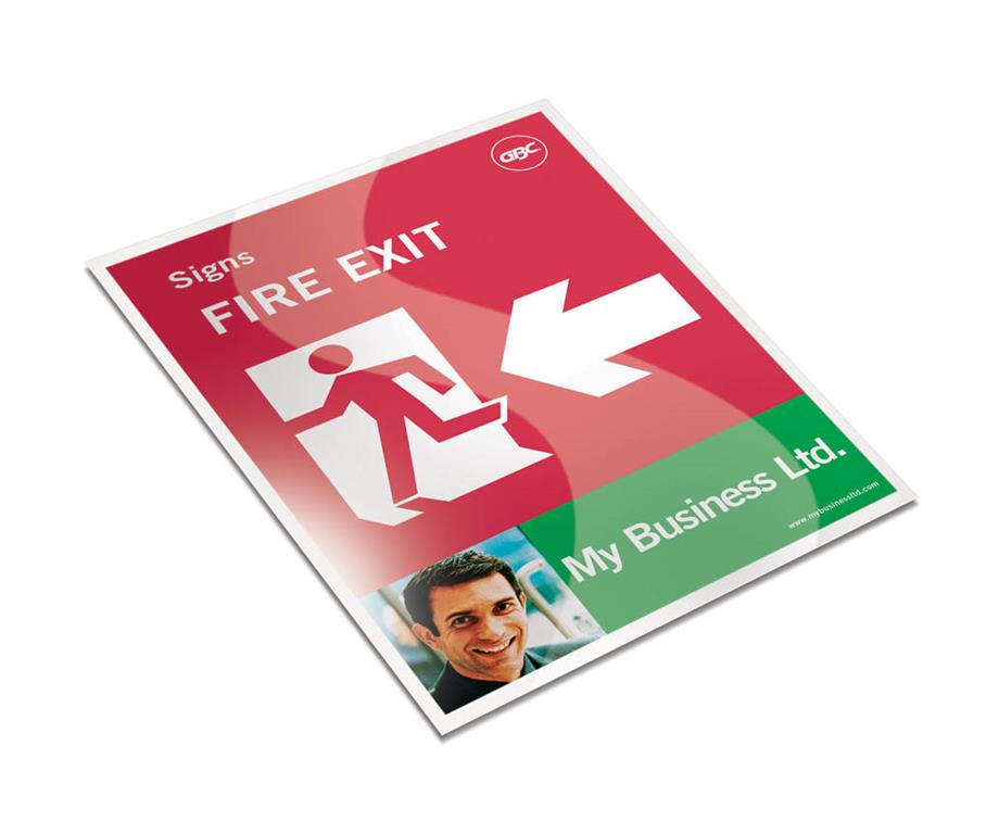 GBC Žepki A4 samolepilni, 125 mic, 100 kos