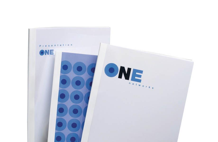 GBC Platnice 15 mm, bele, standard, 10 kos