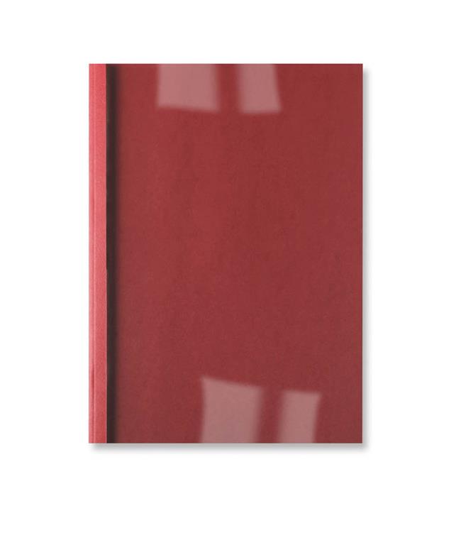 GBC Platnice 6 mm, rdeče, usnje, 10 kos