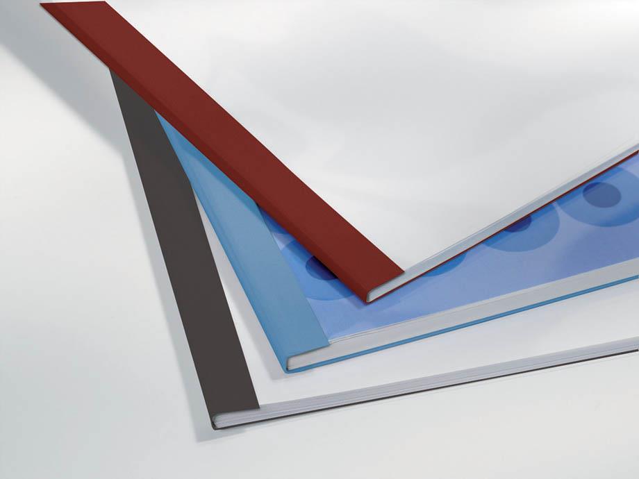 GBC Platnice 6 mm, rdeče, usnje, 10 kos