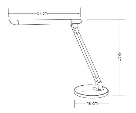 Alco Pisarniška LED svetilka 9157