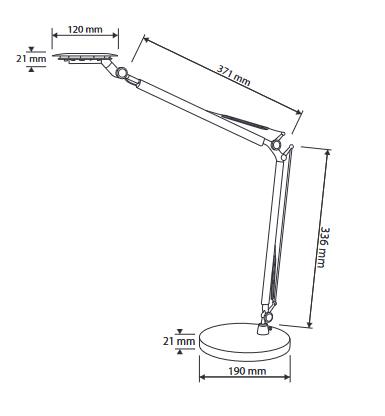 Alco Pisarniška LED svetilka 9215