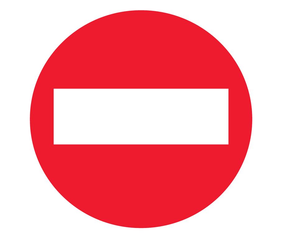 Apli Nalepka Prepovedan dostop