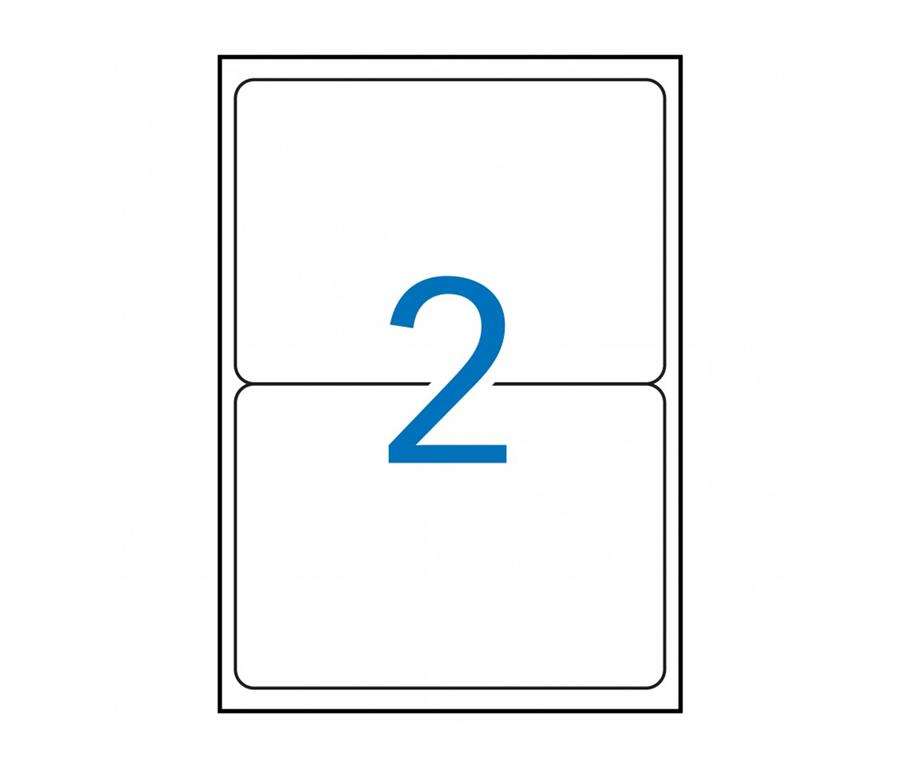 Apli Bele nalepke 199,6 x 144,5 mm, 2/stran