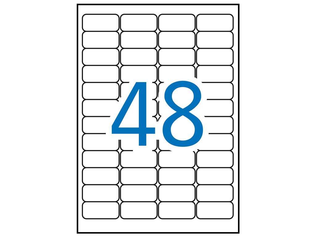 Apli Nalepke, varnostne 45,7 x 21,2 mm