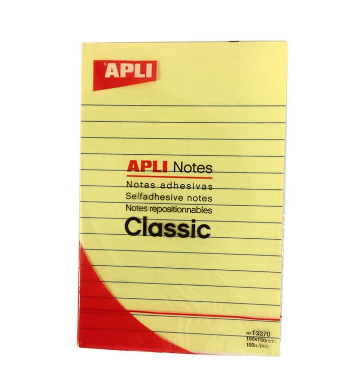 Apli Blok samolepilnih lističev črtast