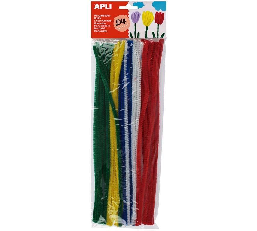 Apli Kosmatena žica različne barve 50 kos