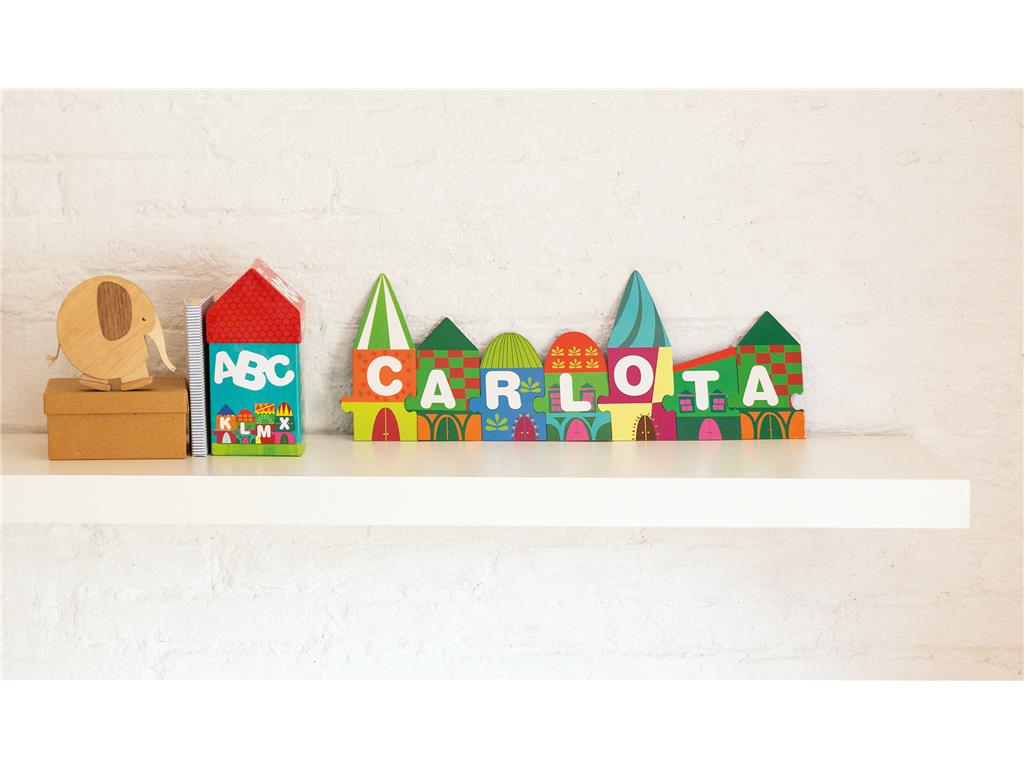 Apli Sestavljanka mala hiša z abecedo, 40 kos