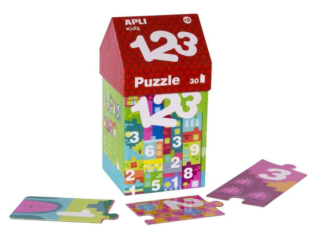 Apli Sestavljanka mala hiša s številkami, 30