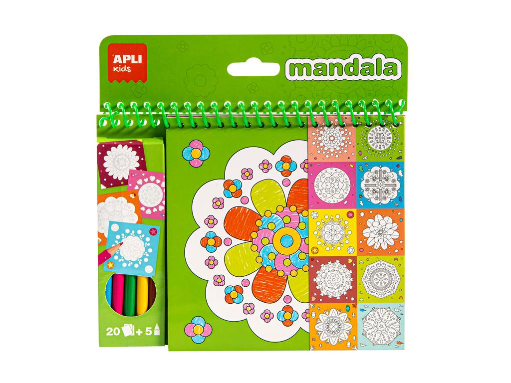 Apli Pobarvanka Mandala