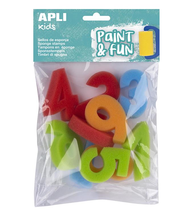 Apli Štampiljke iz penaste gume - številke,