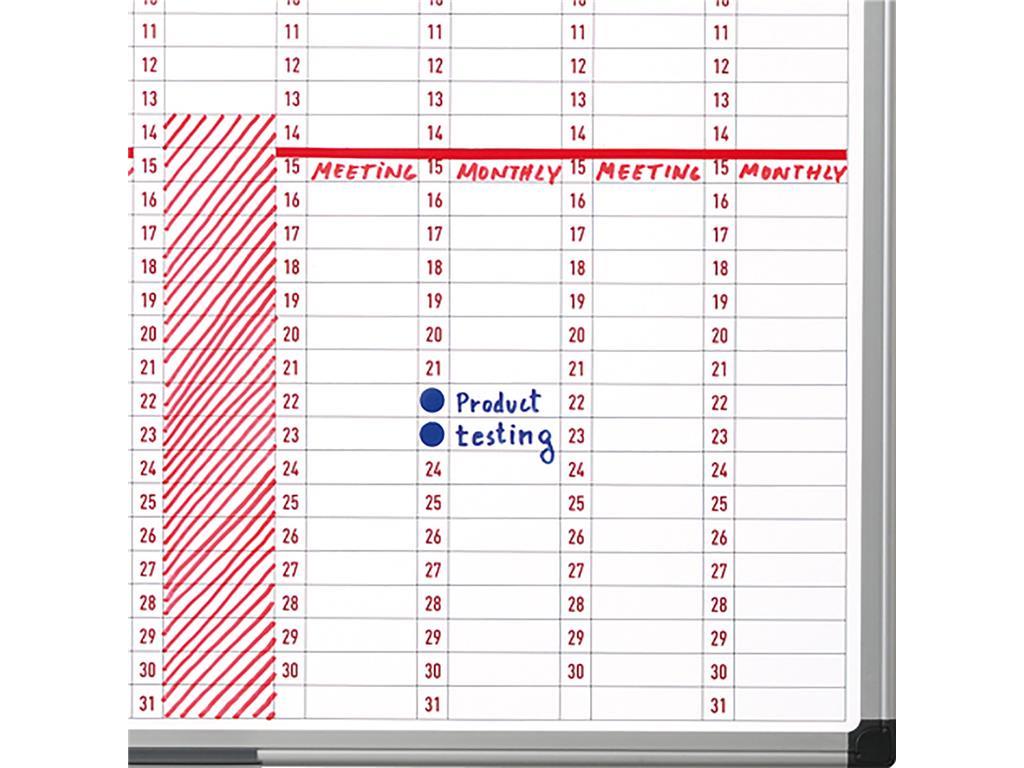 Bi-Office Planer letni, 60 x 90 cm