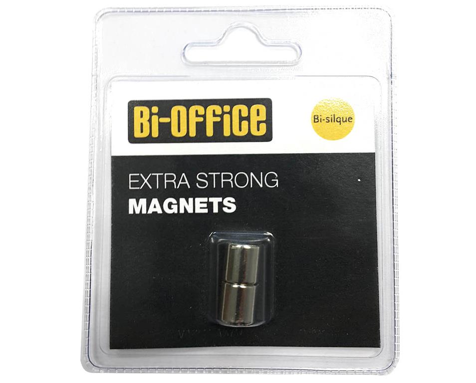 Bi-Office Magneti za steklene table, 2 kos