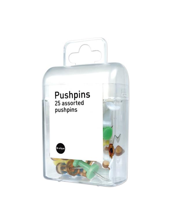 Bi-Office Prozirne pribadače, 25 kom