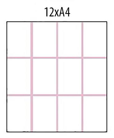 Bi-Office Oglasna omarica s ključem 12 x A4