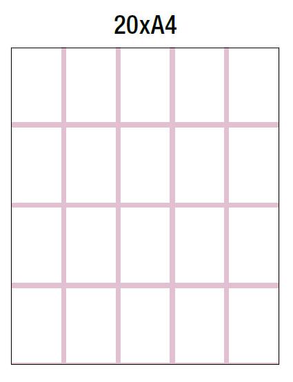 Bi-Office Oglasna omarica zunanja s ključem 20xA4