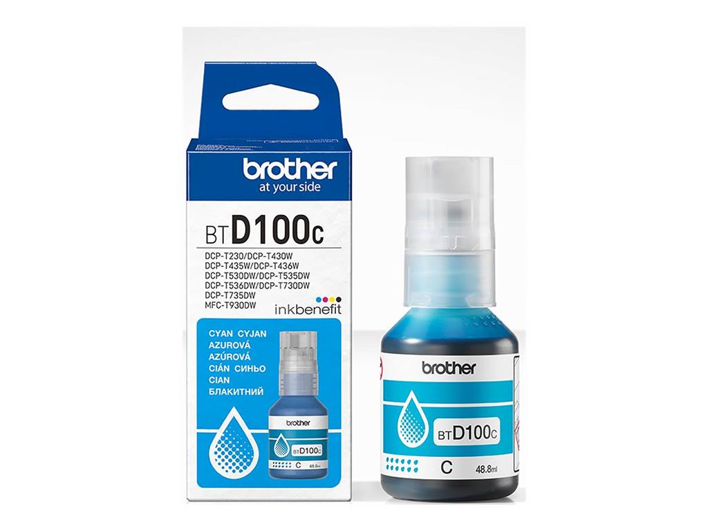 Brother Kartuša D100C, cyan, 5.000 strani