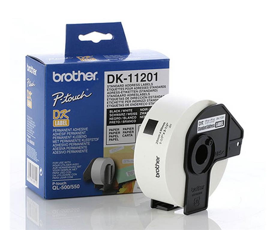 Brother DK11201 Standardne nalepke 29x90mm