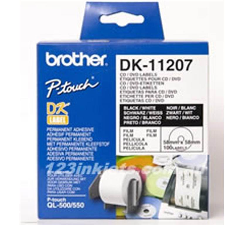 Brother DK11207 CD/DVD nalepke