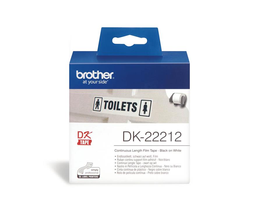 Brother DK22212 Neskončne nalepke - film