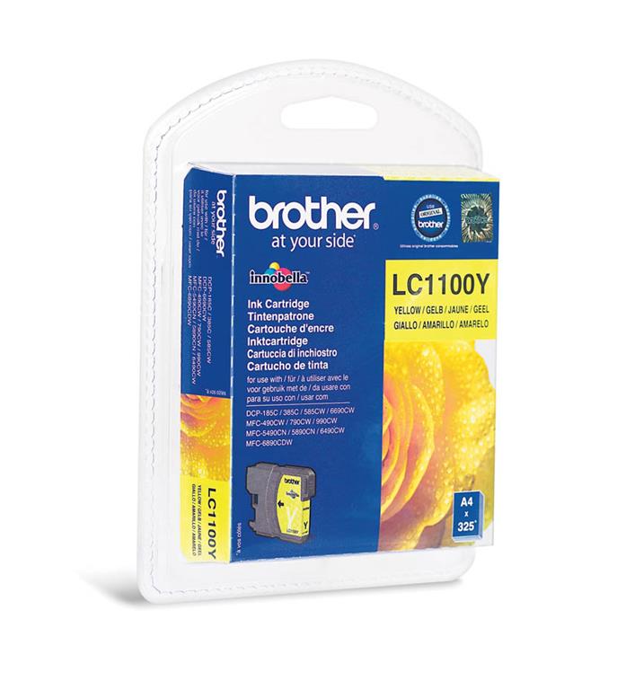Brother Kartuša LC1100Y, yellow, 325 strani