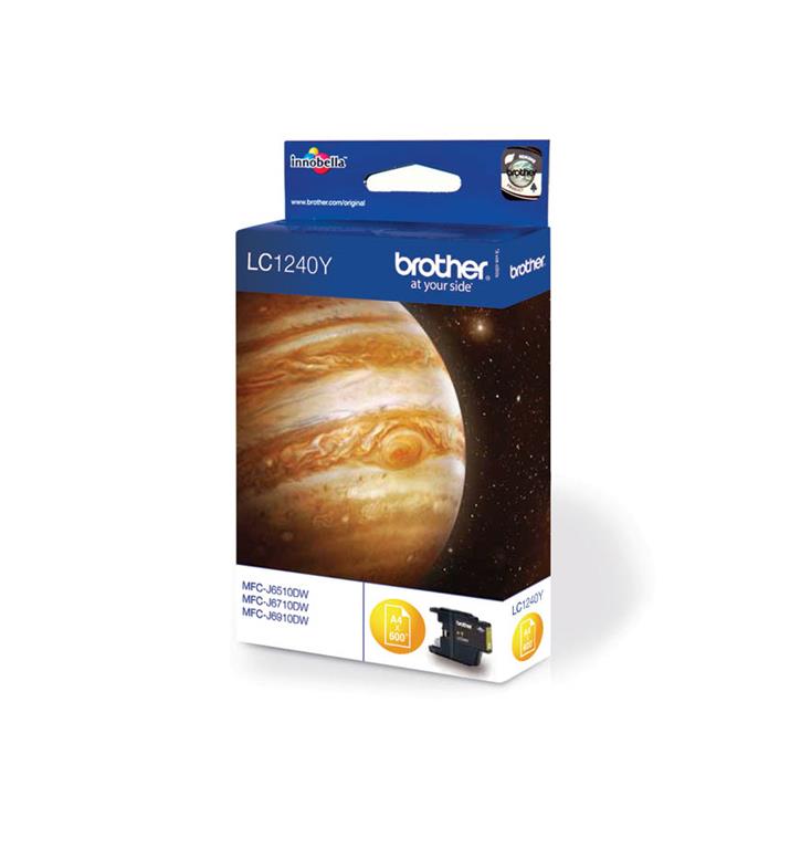 Brother Kartuša LC1240Y, yellow, 600 strani