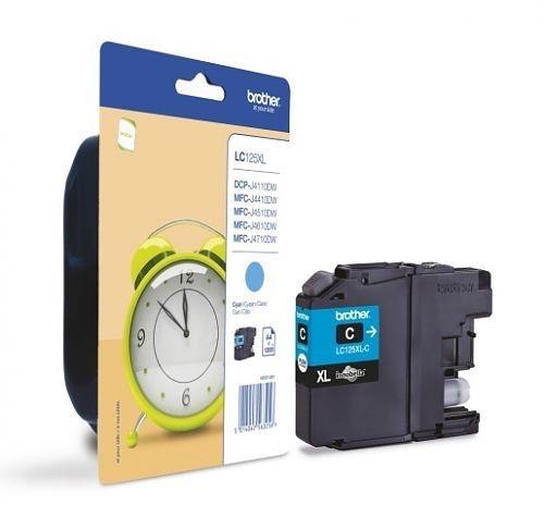 Brother Kartuša LC125XLC, cyan, 1200 strani