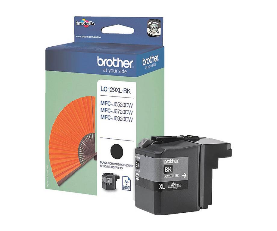 Brother Kartuša LC129XLBK, črna, 2.400 strani