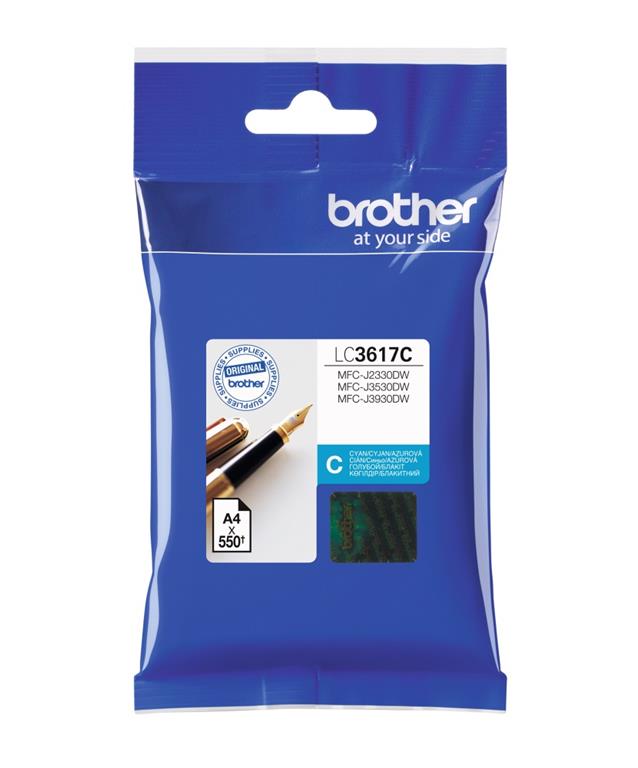 Brother Kartuša LC3617C, cyan, 550 strani