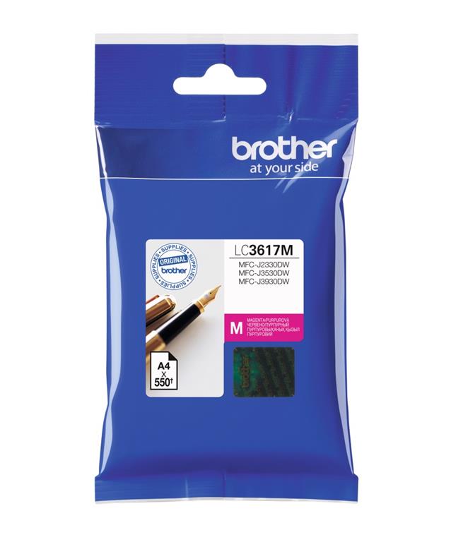 Brother Kartuša LC3617M, magenta, 550 strani