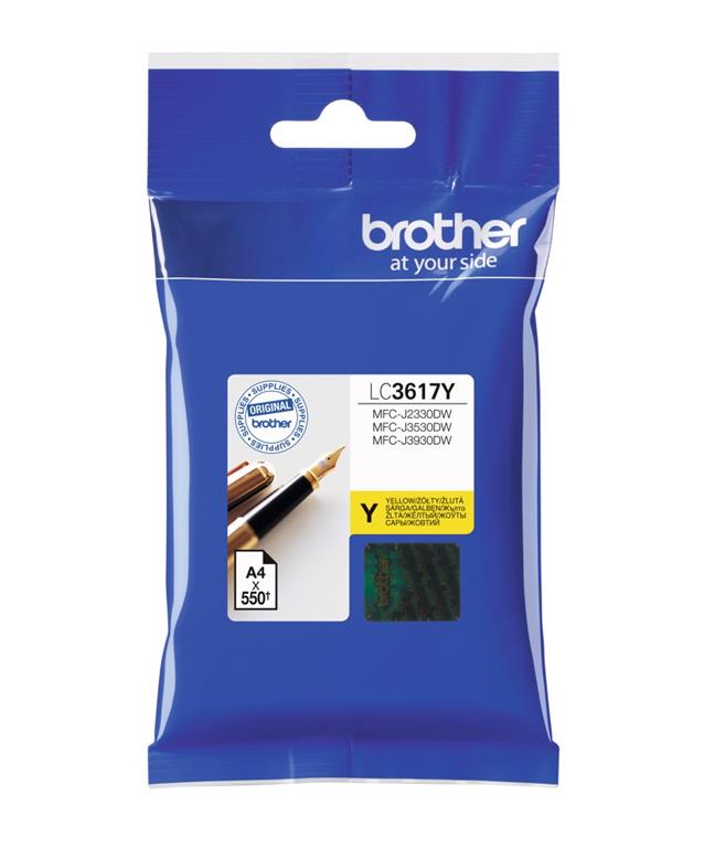 Brother Kartuša LC3617Y, yellow, 550 strani