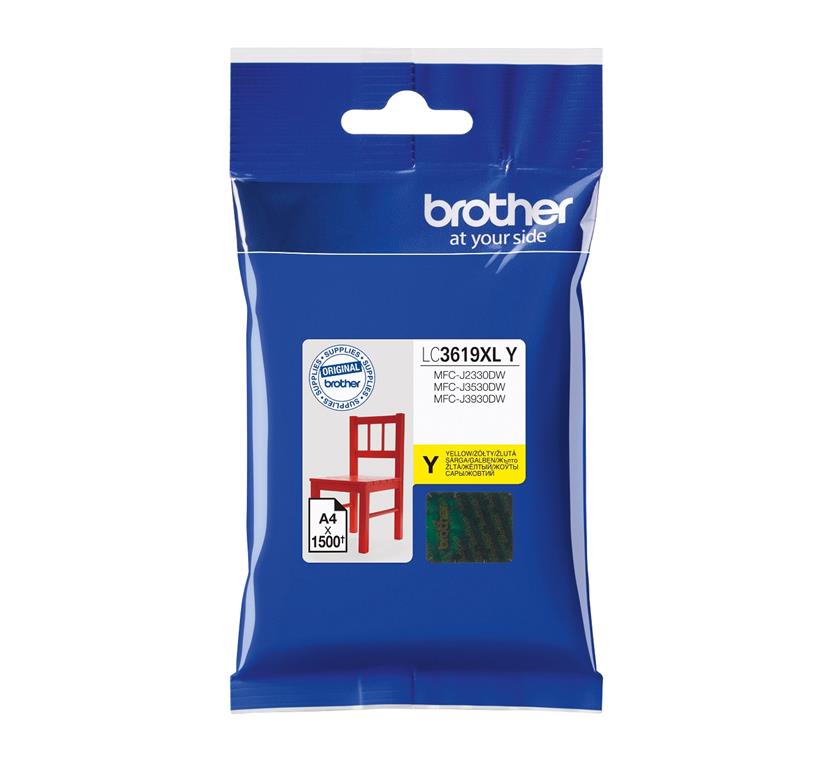 Brother Kartuša LC3619XLY, yellow, 1.500 strani