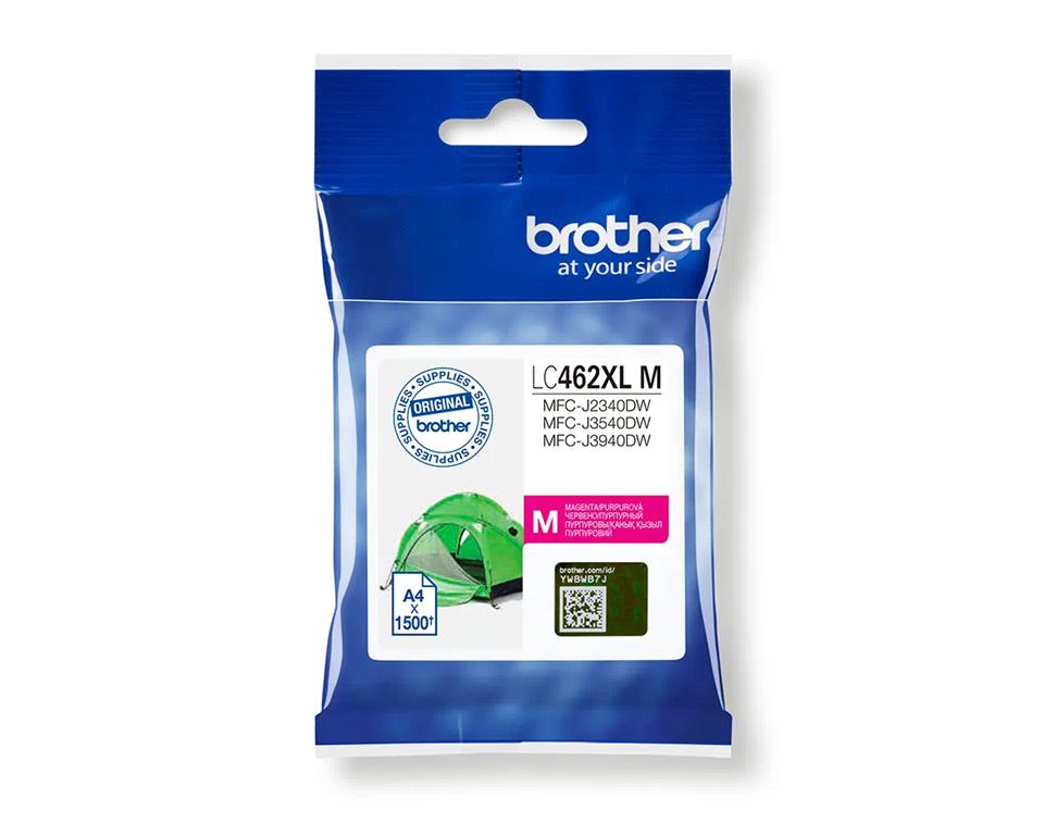 Brother Kartuša LC462XLM, magenta, 1.500 strani