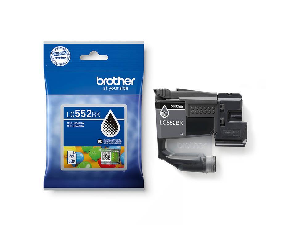 Brother Kartuša LC552BK, črna, 500 strani