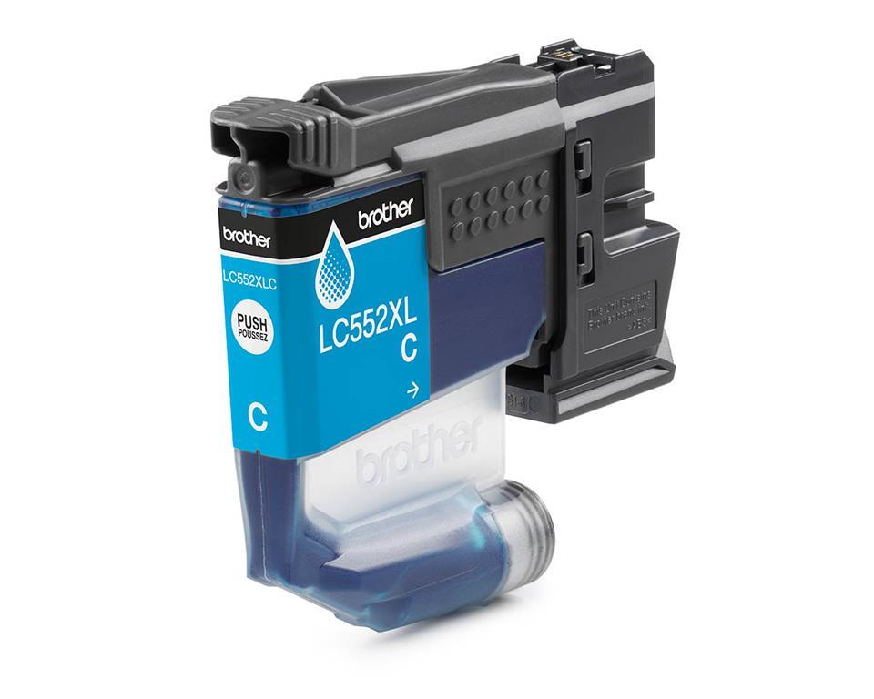 Brother Kartuša LC552XLC, cyan, 1.500 strani