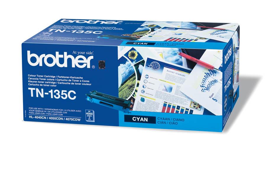 Brother Toner TN135C, cyan, 4.000 strani