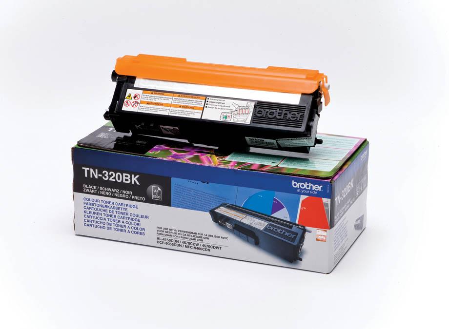 Brother Toner TN320BK, črn, 2.500 strani