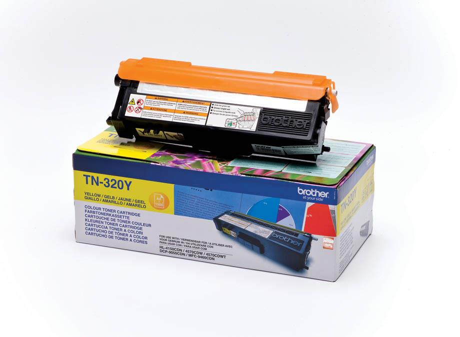 Brother Toner TN320Y, yellow, 1.500 strani