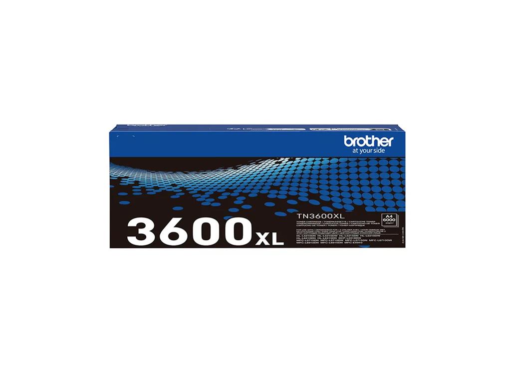Brother Toner TN3600XL, črn 6.000 strani