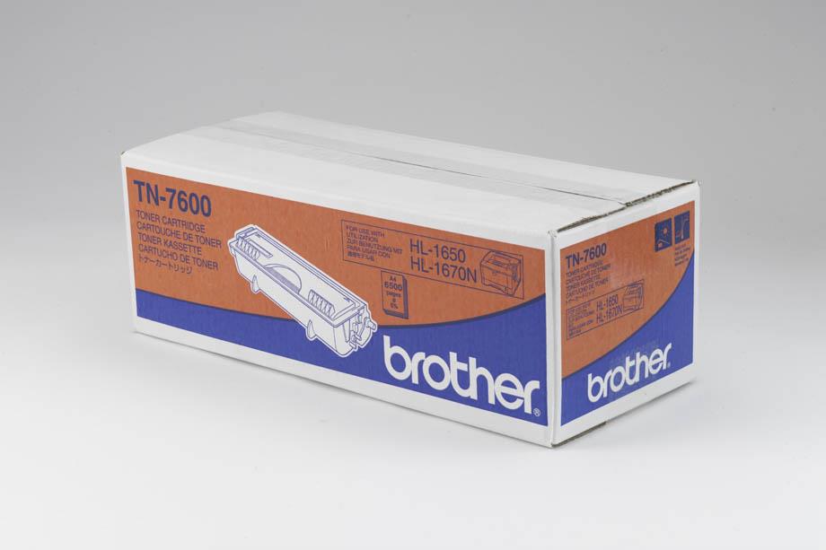 Brother Toner TN7600, črn, 6.500 strani