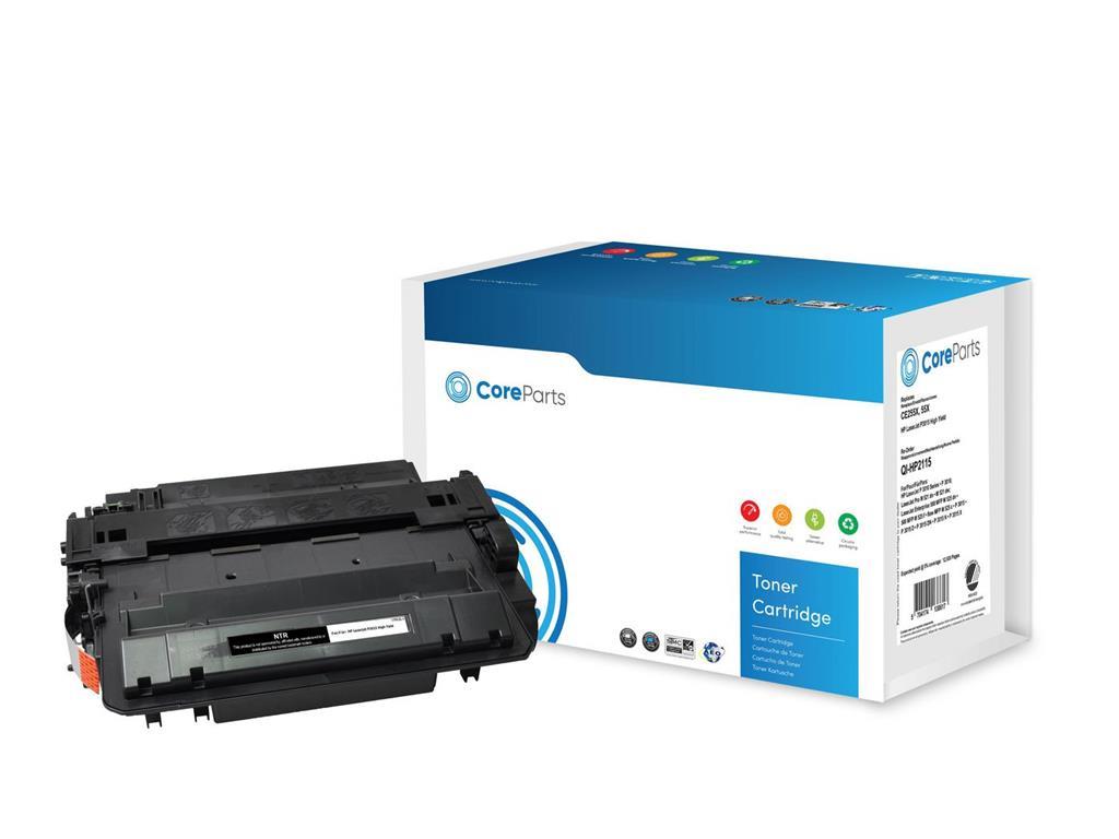 CoreParts Toner črn CE255X (12.5K) High Yield