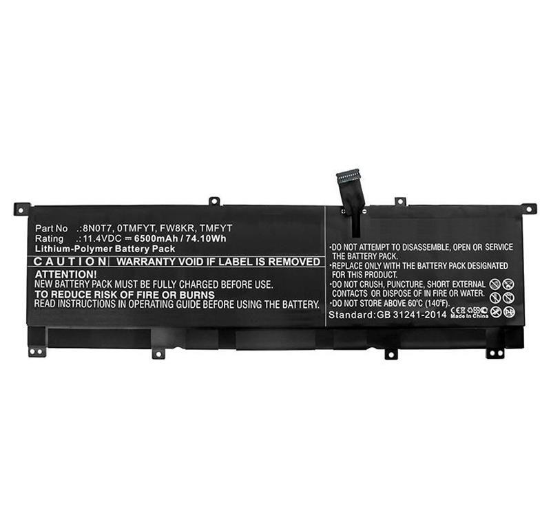 CoreParts Baterija za prenosnik Dell 68.40Wh