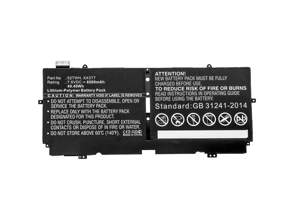 CoreParts Baterija za prenosnik Dell 51.00Wh