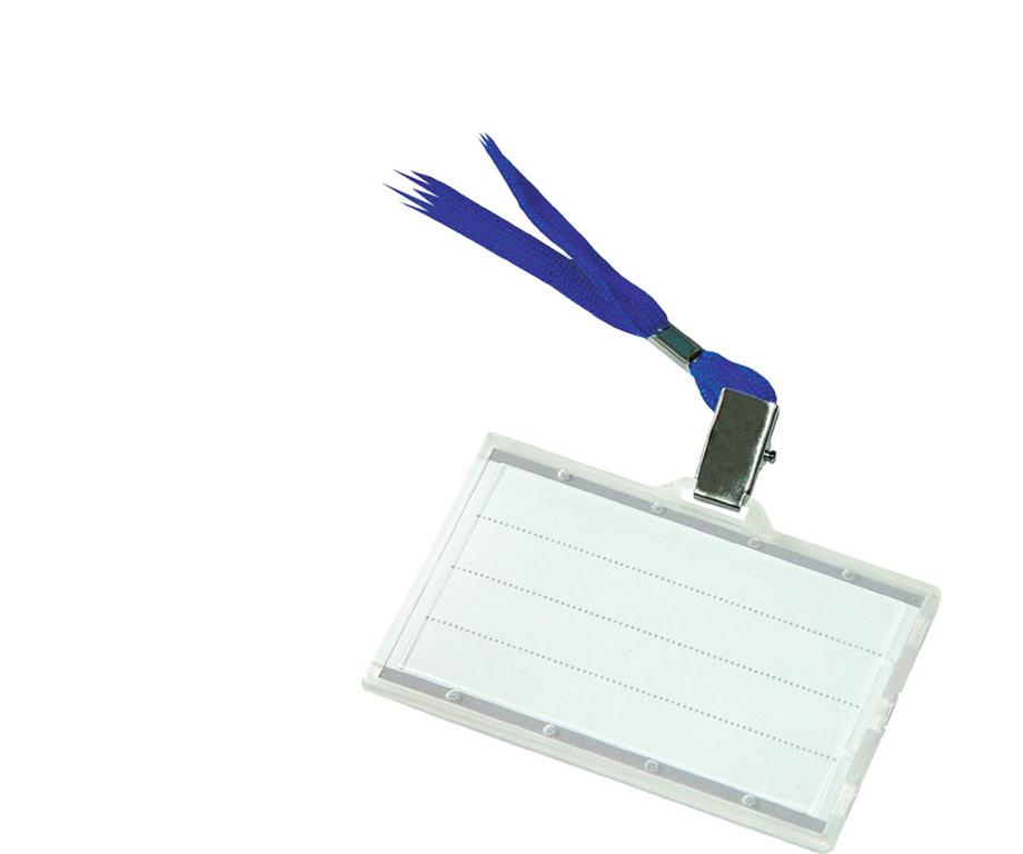 Donau Identif. kartice na modri vrvici 54x88mm