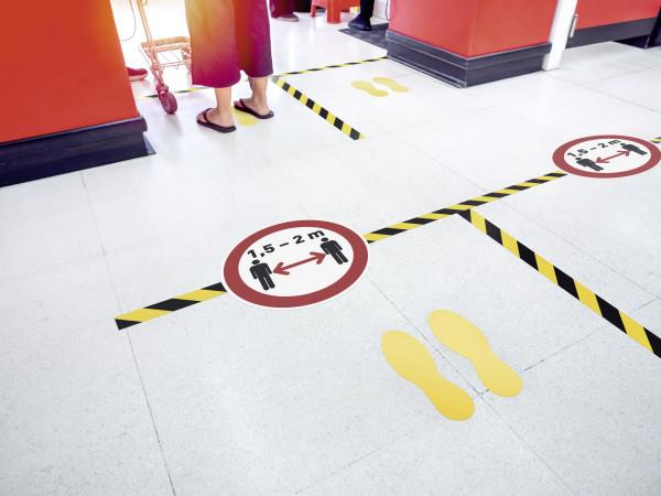 Durable Trak za označ. tal DURALINE ODSTRANLJIV