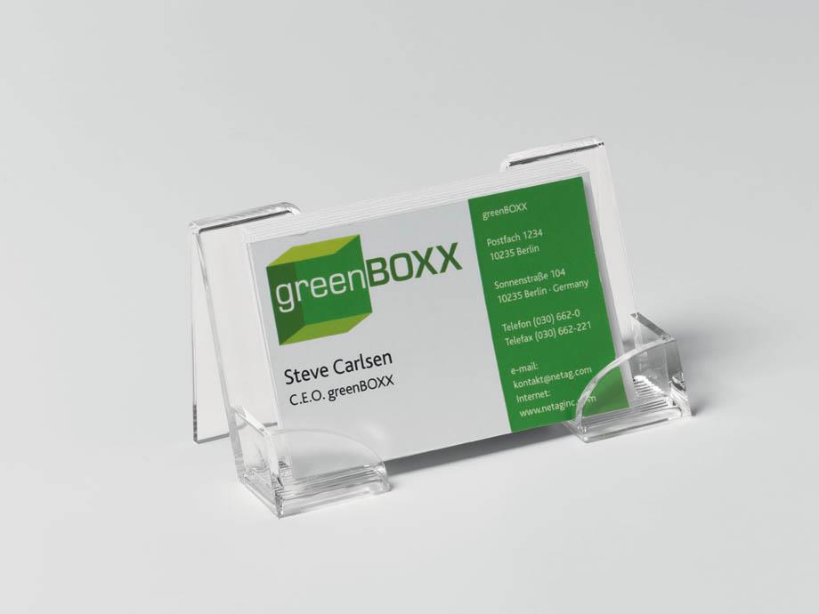 Durable Stojalo za vizitke namizno (2414)