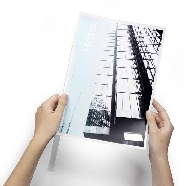 Durable Profilna letvica 6 mm, črna, 50 kos