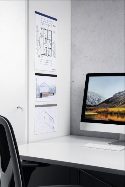 Durable Letvica DURAFIX 297 mm, srebrna